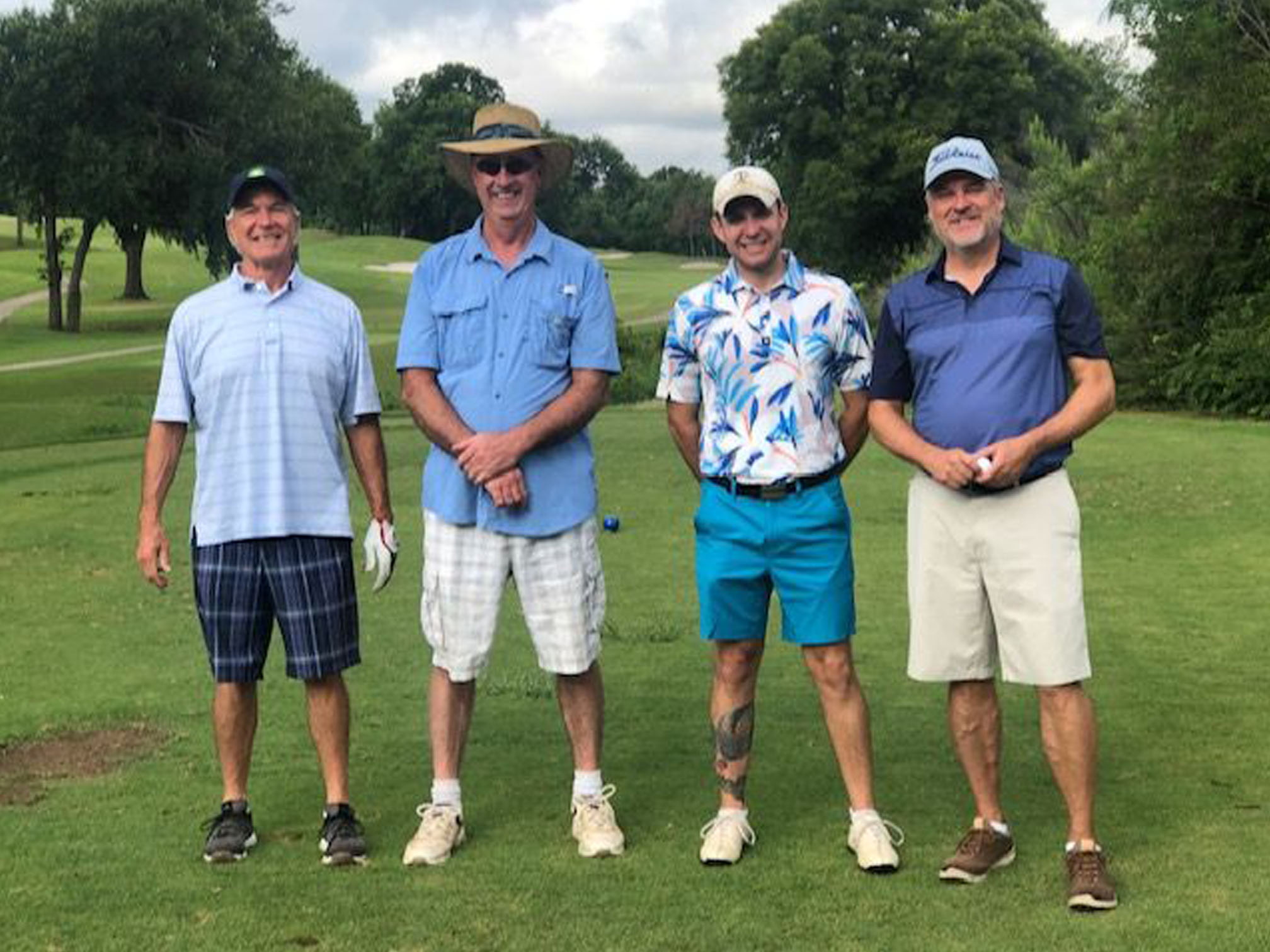 Golf foursome